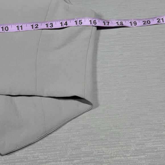 Aritzia Wilfred Rocco Vest Gray Slim Fit Japanese Crepe Button Up Blouse Size 4 - Picture 7 of 8